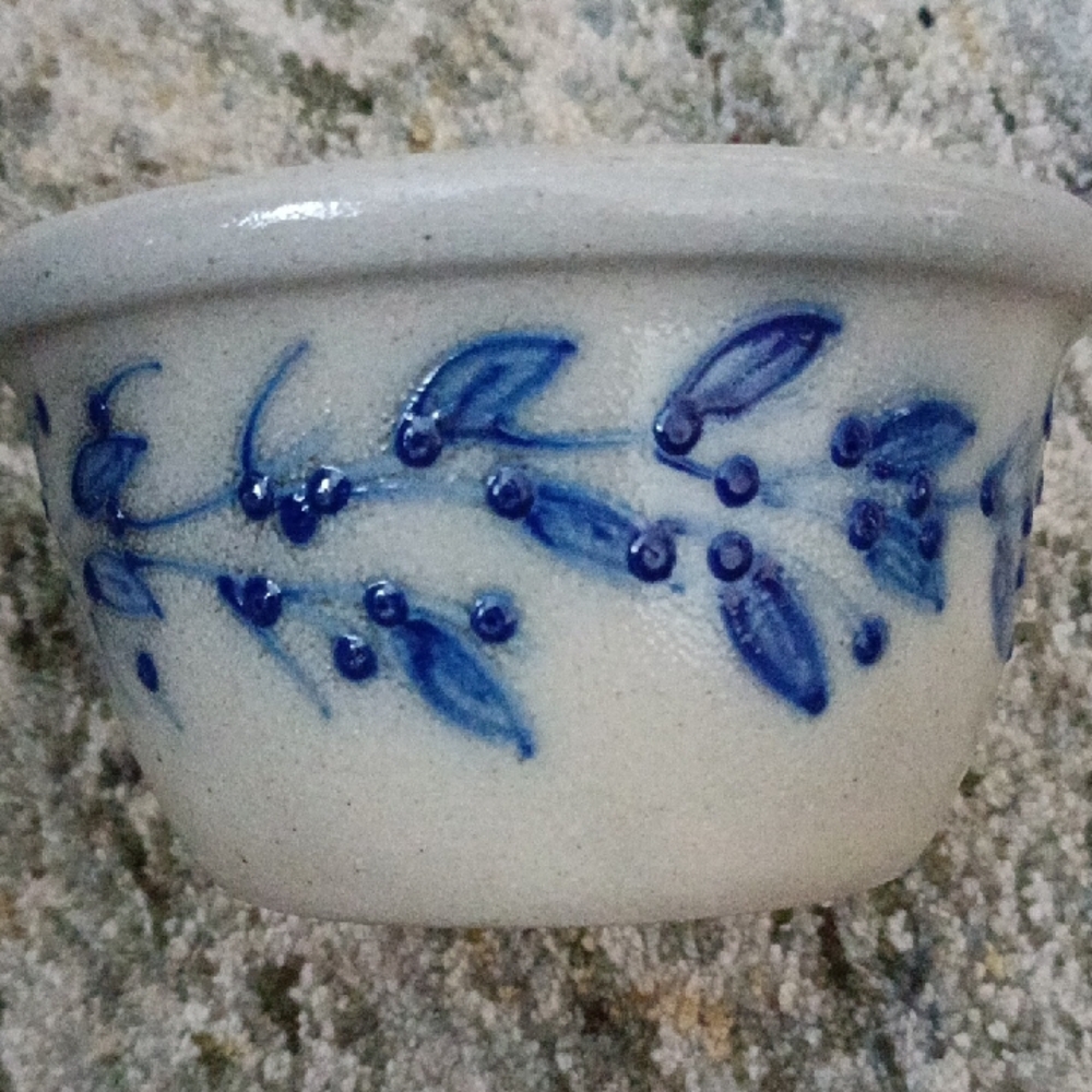 Salmon Falls Pottery Butter Dish W/Lid 2009 Decor By Don Haines - Picture 5 of 10